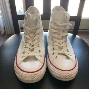 white high top converse